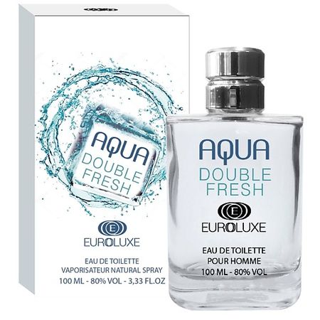 Туалетная вода EUROLUXE Туалетная вода Aqua Double Fresh мужской fahrenheit aqua туалетная   125мл уценка