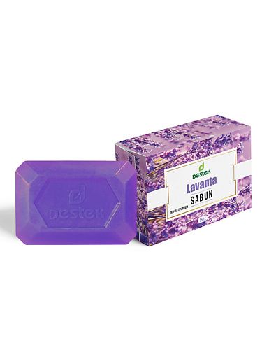 Мыло твердое для умывания DESTEK Мыло лавандовое для тела, душа, лица, увлажнение, очищение