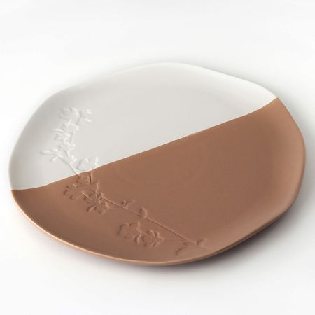 Тарелка DOLCE CERAMO Тарелка керамическая «Монблан» большая керамическая тарелка abdo и белая