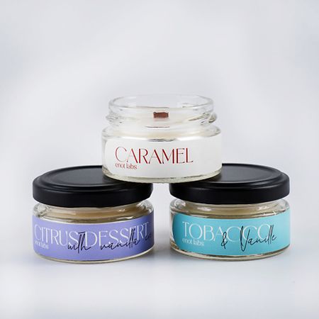 Набор ароматических свечей ENOT LABS Набор ароматических свечей для дома