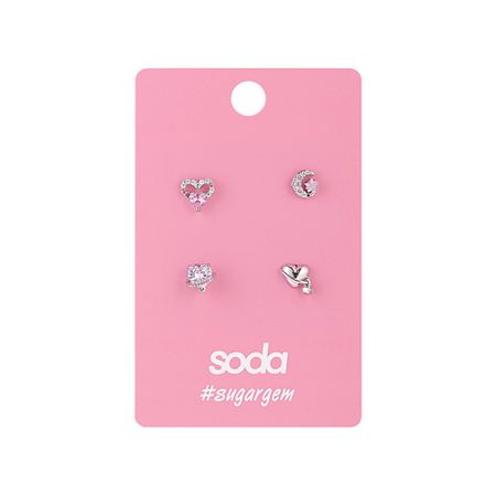 Набор бижутерии SODA Набор украшений для пирсинга Piercing cleqee p1046 0 7 мм острые прокольные иглы про  для пирсинга с внутренним пружинным гнездом 2 мм для электронного электрического тестирования