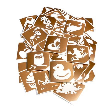 Трафарет для тату KILDIMIA Набор трафаретов для блеск тату трафаретов для росписи joy enlife