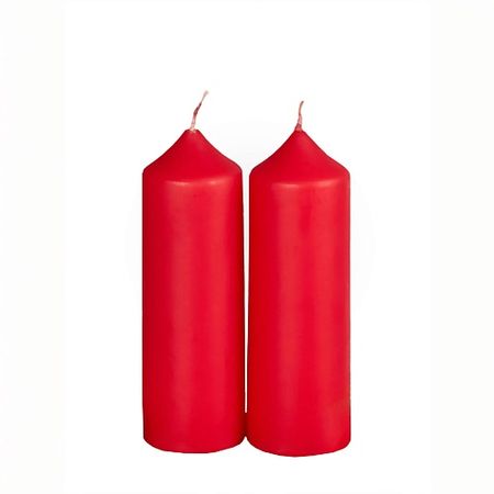 Свеча декоративная ЖИВОЙ КРЫМ Набор свечей 2шт столбик