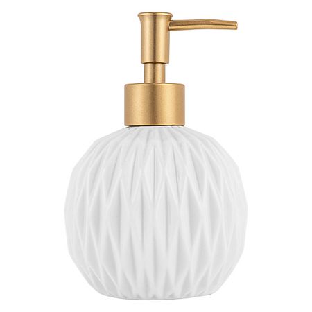 Флакон с дозатором LETOILE HOME Флакон с дозатором керамический белый керамический гайвань jingde tea set сине белый 160 мл