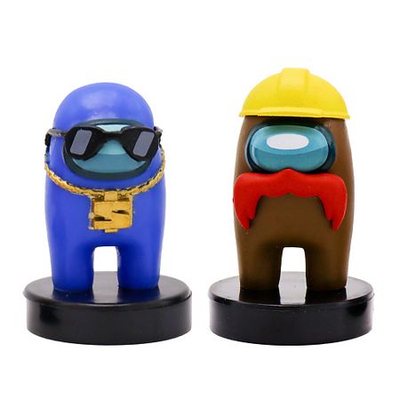 Набор детский AMONG US Набор фигурок-штампиков 3 серия (герой с усами) фигурок балерины из полимера tsxjy