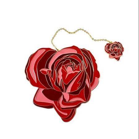 Набор закладок РУССКИЕ В МОДЕ Закладка «Роза книгочейка» закладка для книг twbeb