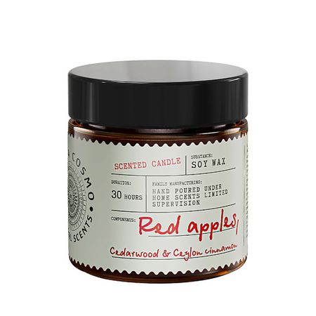 Свеча ароматическая ETERIA COSMO Ароматическая свеча в банке Яблочный пирог корица и кедр