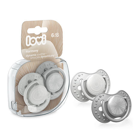 Пустышка LOVI Пустышка силиконовая Harmony динамическая