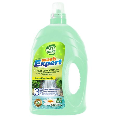 Гель для стирки AROMIKA Гель для стирки белого белья Wash Expert  PARADISE