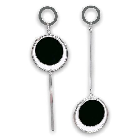 Серьги FOROSTINA.K Серьги Луна пластиковые прозрачные коробки для торта луна ms made 100 шт