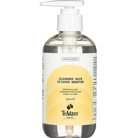 Шампунь для волос TEADAM Шампунь для нормальной кожи головы Cleanser hair VITAMIN BOOSTER 8 1 8 beauty strong hair шампунь бессульфатный 200 мл для чувствит головы