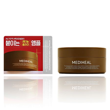 Патчи для глаз MEDIHEAL Патчи для глаз с ретинолом и коллагеном (для эластичности кожи) патчи для глаз mediheal с ретинолом и коллагеном для эластичности   60 шт