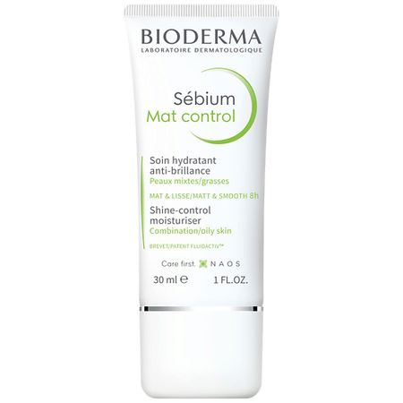 Крем для лица BIODERMA Крем матирующий, увлажняющий для жирной и комбинированной кожи лица Sebium Mat Control биодерма bioderma атодерм крем для рук 50 мл восстанавливающ