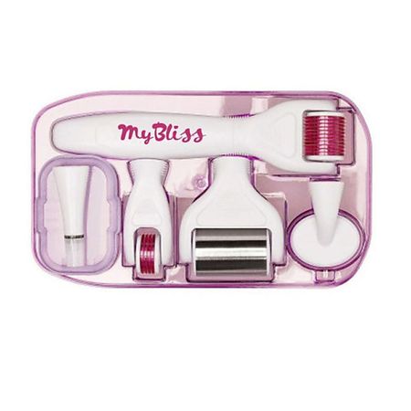 Прибор для ухода за лицом MYBLISS Мезороллер 6 в 1 набор с охлаждающим роликом Титан с позолотой кувшин с охлаждающим элементом koopman tableware