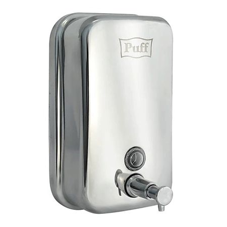 Дозатор для жидкого мыла PUFF Дозатор для жидкого мыла из нержавеющей стали 19х12х12 см гайки нержавеющей стали yubaba din6923 m3 m10