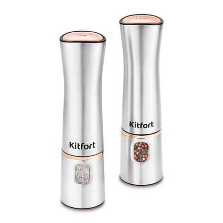 Мельница для специй KITFORT Набор автоматических мельниц для соли и перца КТ-6012