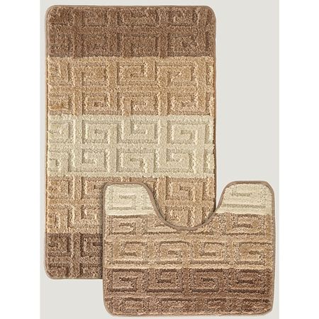 Коврик противоскользящий для ванны KARNA Набор ковриков для ванной ковриков dasch fresh printed листья для ванной 40х60см и для туалета 40х50см желто синий