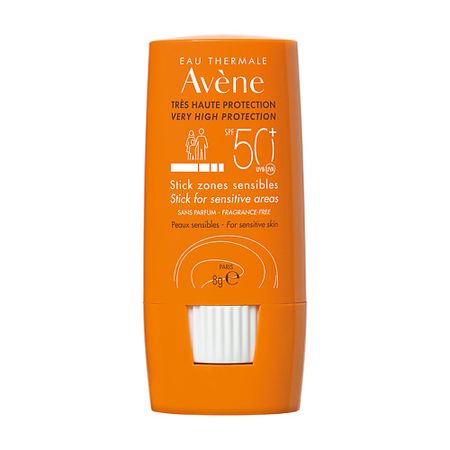 Солнцезащитный стик для лица AVENE Стик для защиты от солнца чувствительных зон SPF 50+ Eau Thermale антиперспирант стик акс cool ocean 48ч защиты 50 мл