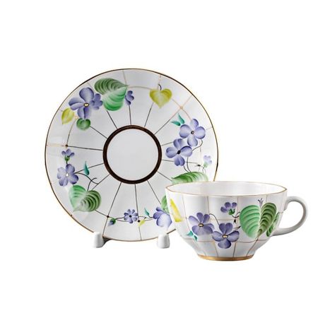 Набор посуды ИМПЕРАТОРСКИЙ ФАРФОРОВЫЙ ЗАВОД Чашка с блюдцем чайная 