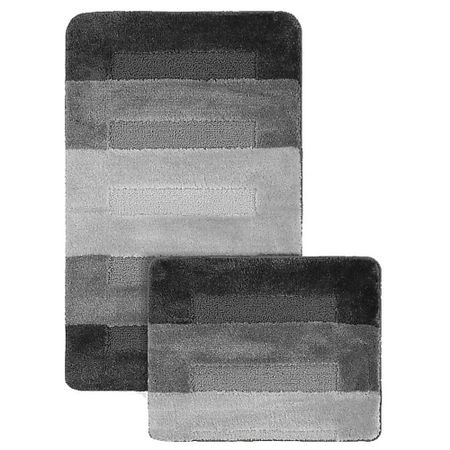 Коврик противоскользящий для ванны KARNA Набор ковриков для ванной ковриков dasch fresh printed листья для ванной 40х60см и для туалета 40х50см желто синий