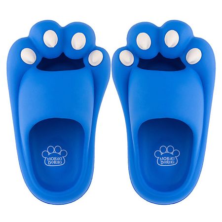 Шлепанцы MORIKI DORIKI Шлепанцы детские Лапки монстрика синие резиновые ластики blingird кошачьи лапки