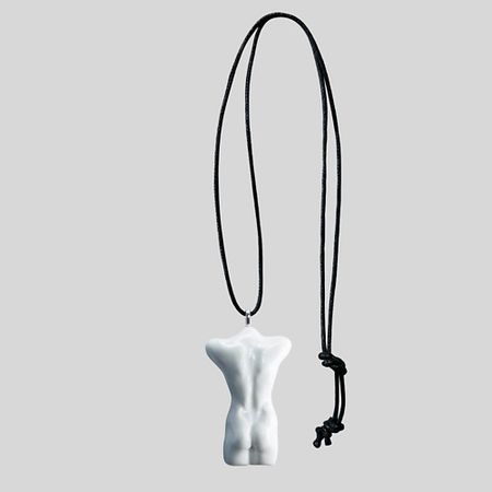 Колье LA PALME ARTISAN CERAMICA Подвеска кулон на шею Зевс спина Ф лабрадорит runyangshi голубой кулон