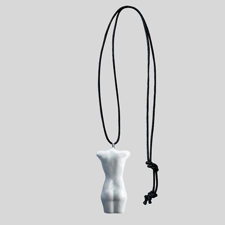 Колье LA PALME ARTISAN CERAMICA Подвеска кулон на шею Афродита спина Ф лабрадорит runyangshi голубой кулон