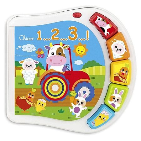 Развивающая игрушка CHICCO Книжка-игрушка Baby Senses Counting Farm книжка раскраска 5000 китайских рисунков линий коллекция ii