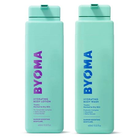 Набор средств для ухода за телом BYOMA Набор: увлажняющий гель для душа и увлажняющий лосьон для тела