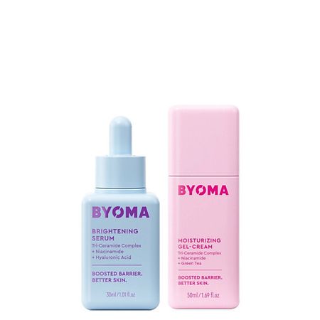 Набор средств для лица BYOMA Набор: осветляющая сыворотка и увлажняющий гель-крем виши vichy минерал 89   гель сыворотка   мицел гель очищ крем флюид
