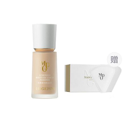 Тональное средство MAOGEPING Тональный крем Luminous Moisture Liquid Foundation + Спонж