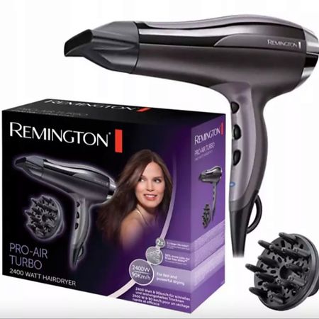 Фен REMINGTON Фен для волос Remington Pro-Air Turbo D5220, 2400 Вт, ионное кондиционирование электродвигатель minebea matsushita mmi 6s2r1kc 12в 2400 об мин