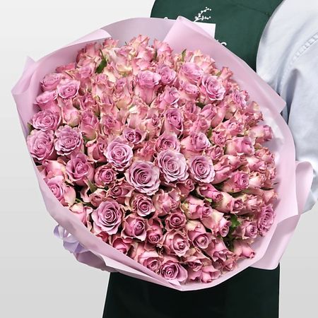 Букет живых цветов STUDIO FLORISTIC Букет Роз Кения 101 шт «Мистический Цветок»
