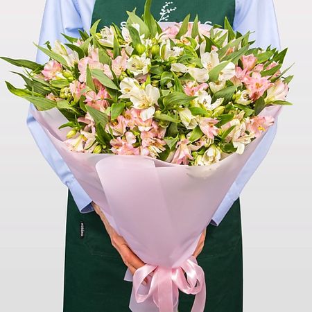 Букет живых цветов STUDIO FLORISTIC Букет Альстромерий «Крылья рассвета» ангельские крылья для костюма хэллоуин xr partyday