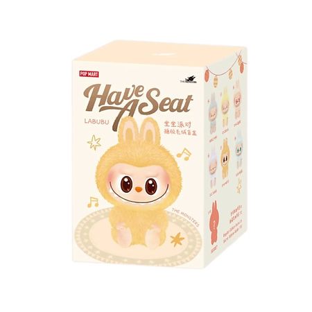 Мягкая игрушка POP MART Игрушка Labubu The Monsters Have a Seat Blind Box