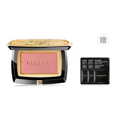 Румяна MAOGEPING Компактные шелковистые румяна Gauzy Magic Blush + Black Cream
