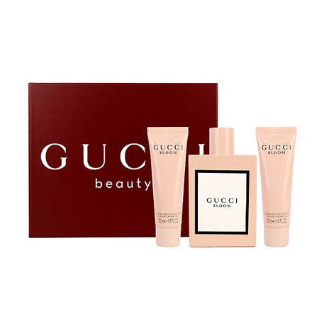 Набор парфюмерии GUCCI Набор Bloom: Парфюмерная вода + Лосьон для тела + Гель для душа женская водонепроницаемая шапочка для душа ys1759