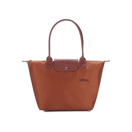 Сумка LONGCHAMP Сумка Le Pliage Green Cow Leather Trim Dumpling Bag Women's Brown