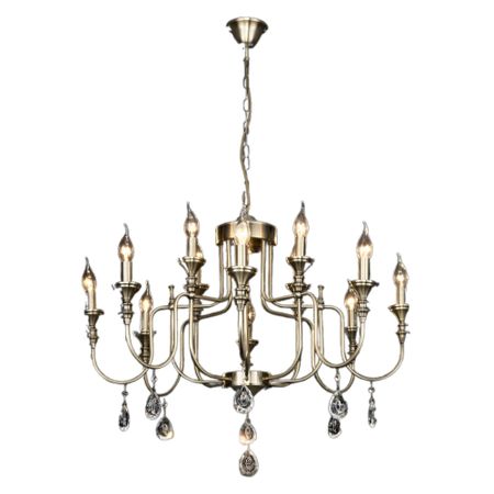 Люстра Citilux Рига CL437223 бронзовая винтажный бронзовый металлический крючок