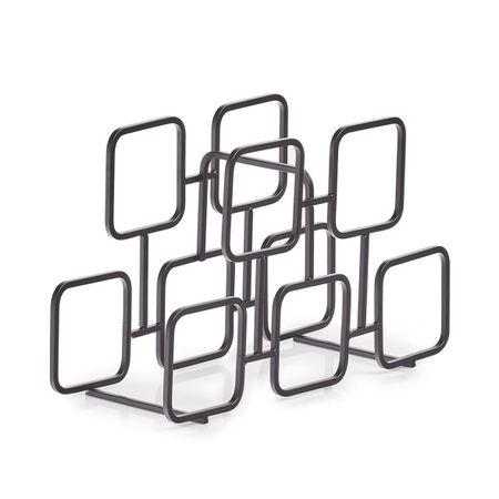 Подставка для бутылок Zeller металл 38х14х23 см пластиковые крышки для бутылок 20 унций