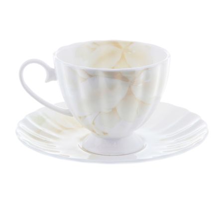 Набор 6/12 чашек чайных 220мл крем Hatori кофейных чашек bincoo 340 мл