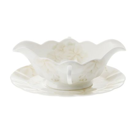 Соусник с подставкой Hatori Магнолия крем 450 мл