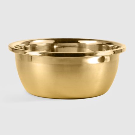 Миска Remus нержавеющая сталь, золотистая, 34 см миска plast team круглая 6 л