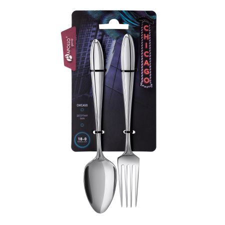 Десертная пара Apollo Genio Chicago медные винты chicago 5 100 мм