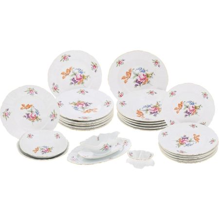 Сервиз столовый Thun 1794 6 персон 24 предмета Мейсенский букет салатник concordia мейсенский букет 25 см круглый