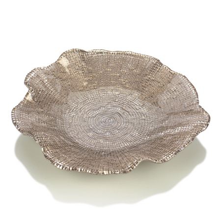 Тарелка IVV Folies круглая 28 см розовое золото керамическая круглая тарелка jingde ceramics 6 5 дюймов