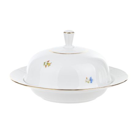 Масленка; декор Мелкие цветы, отводка золото Thun1794 тарелок десертных 17 см thun1794 менуэт декор отводка золото золотые держатели