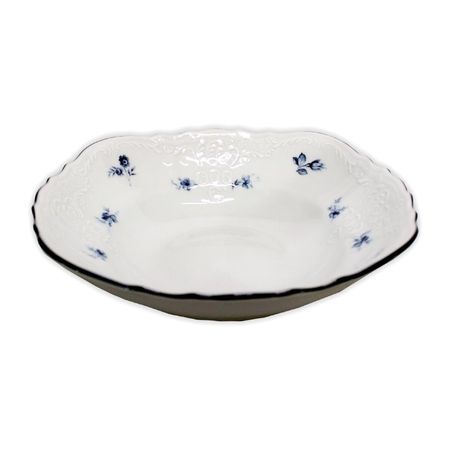 Салатник круглый Thun 1794 Bernadotte Синие мелкие цветы 13 см