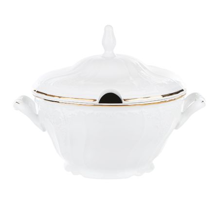 Супница 2500 мл Thun1794 декор Отводка золото тарелок десертных 17 см thun1794 менуэт декор отводка золото золотые держатели