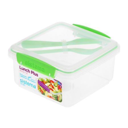 Контейнер с приборами 1.2л Sistema to-go вино rapaura springs sauvignon blanc белое сухое новая зеландия 0 75 л